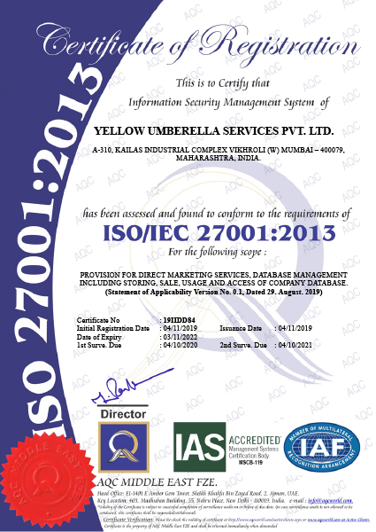 ISO Certification